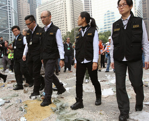 В Гонконге состоялась зачистка лагеря протестующих