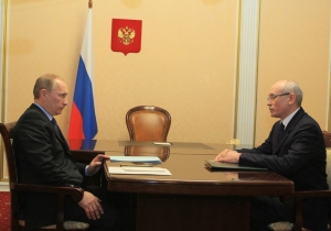 Сегодня в Кремле встретились В.Путин и Р.Хамитов